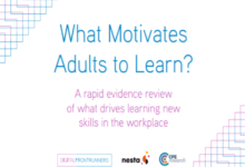 WHAT MOTIVATES ADULTS TO LEARN?